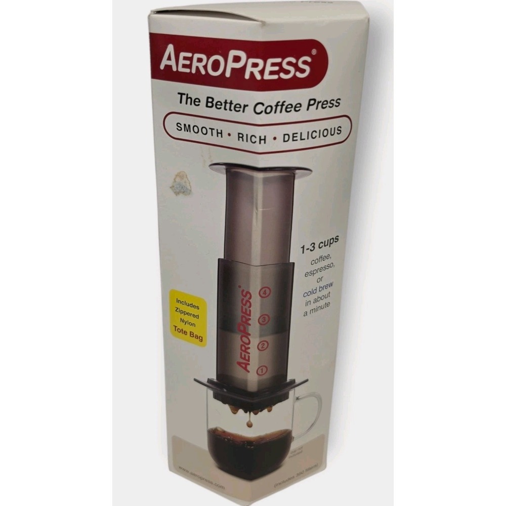 New AeroPress 1-3 Cups Coffee Press Coffee Espresso Cold Brew Portable Travel